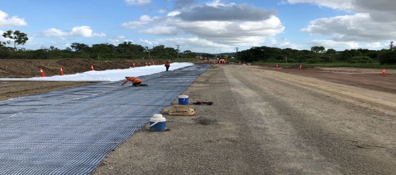 Geosynthetics used in the Townsville Ring Road (Stage 5) project
