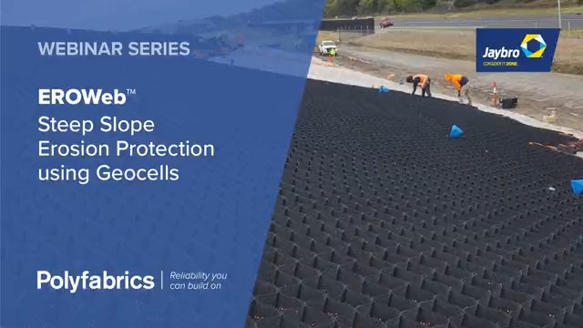 EROWeb™ – Steep slope protection using Geocells