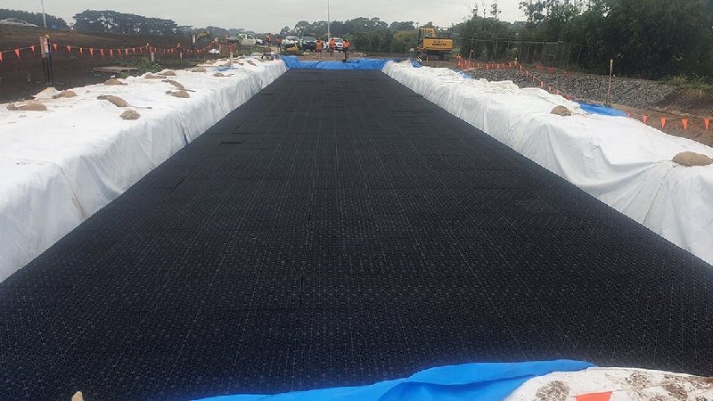 Complete installation of the Stormwater retention solution
