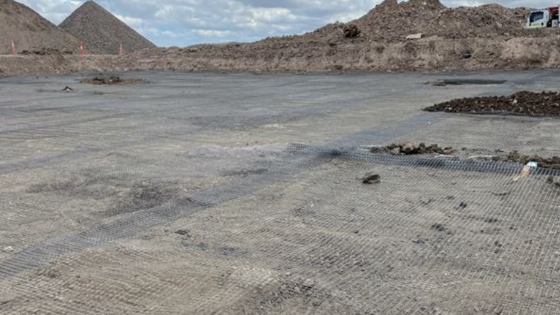 Preparation of the application of geotextiles