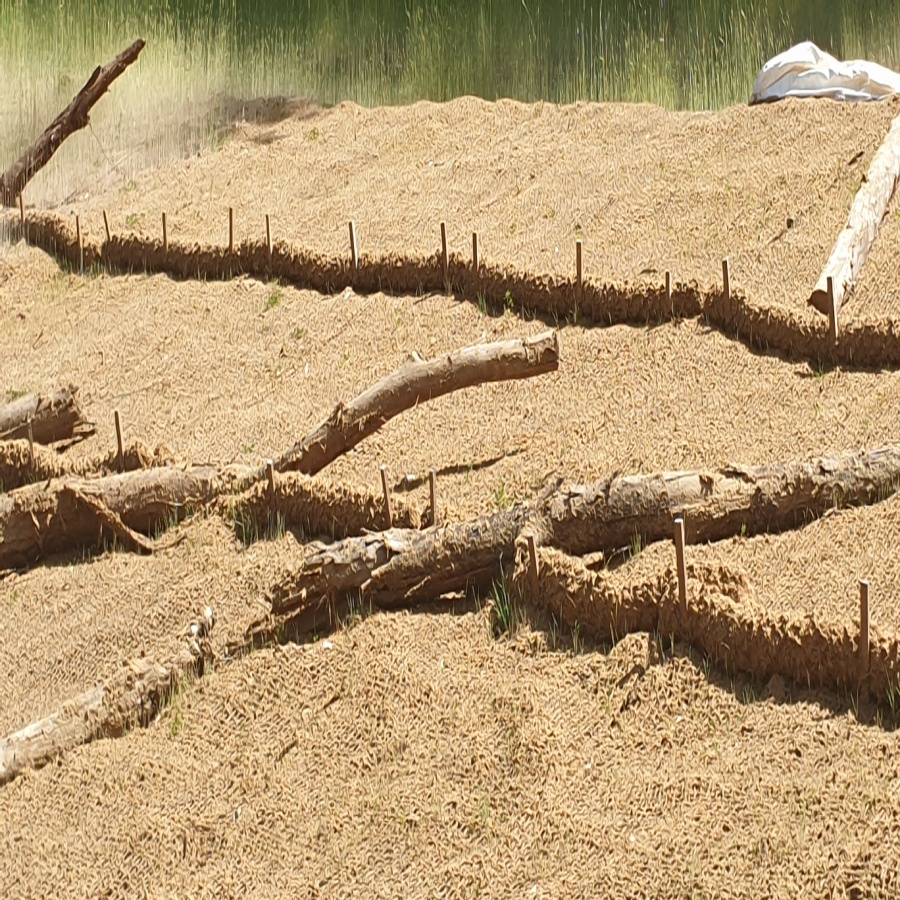Biodegradable coir products for Hornsby Quarry rehabilitation
