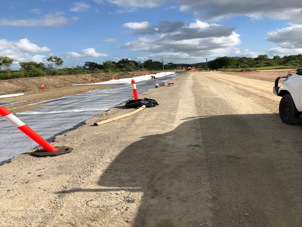Geosynthetics in Townsville Road Project