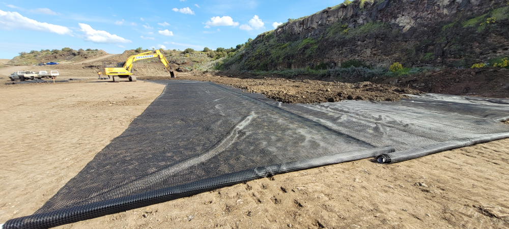 Geogrid Solution for Quarry Site