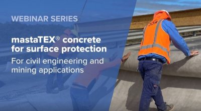 Surface Protection using mastaTEX Concrete