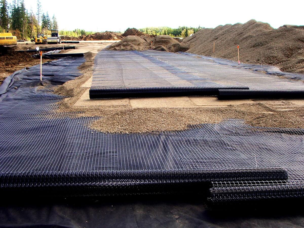 Poly Geogrid Application