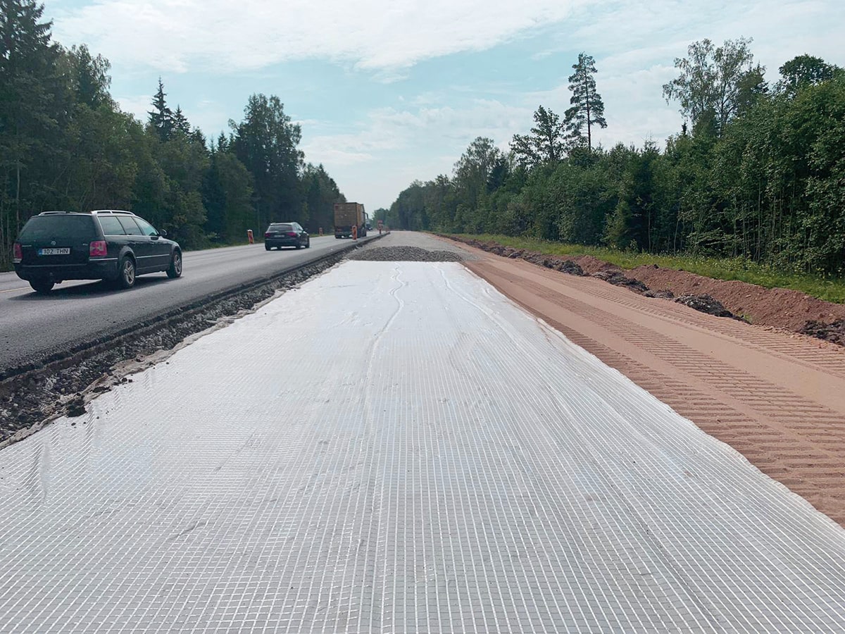 flexible pavement performance with geogrids