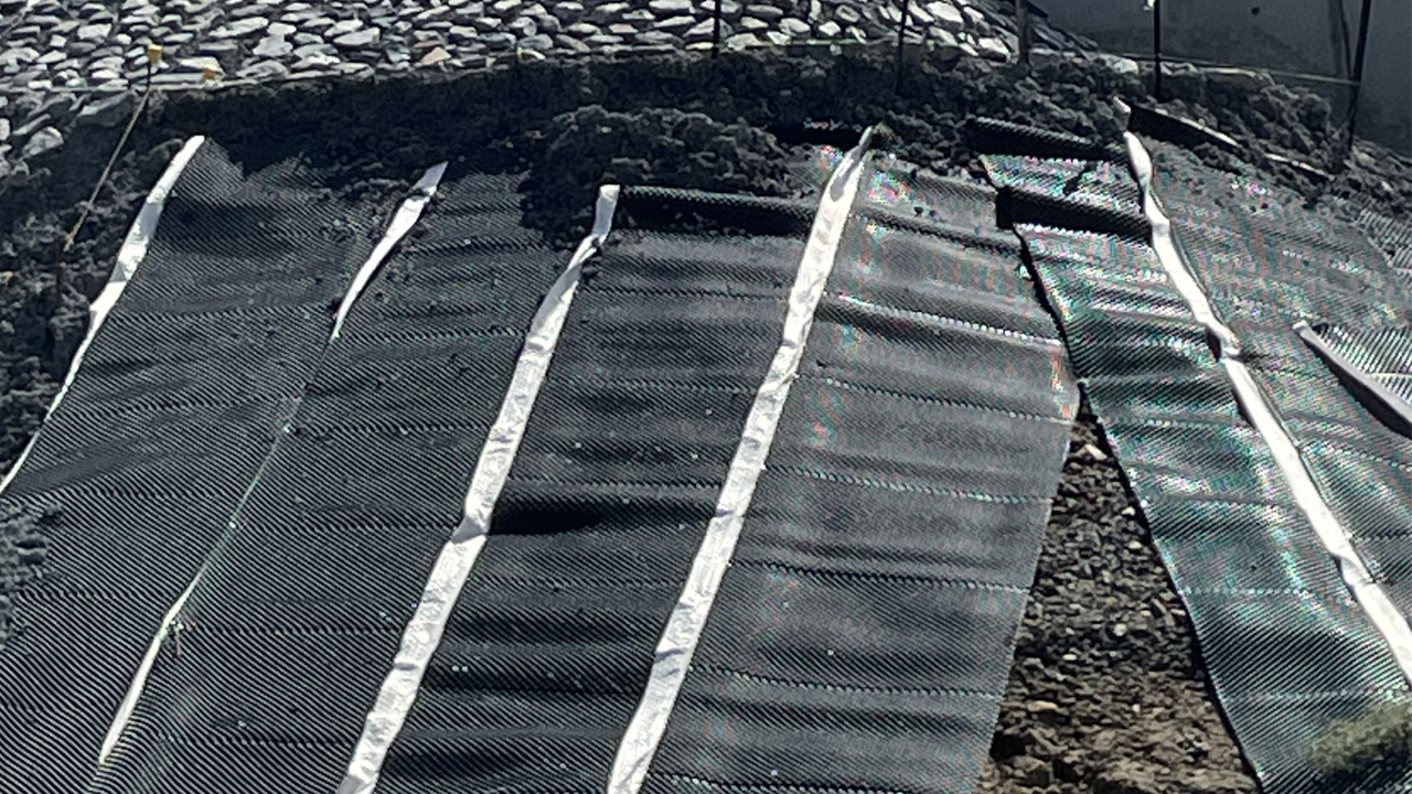 Geogrid Application in Chambers Flat