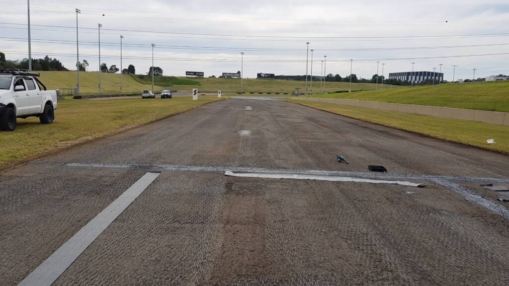 hd bitumen tape at Sydney Motorpark