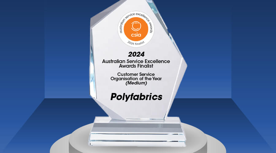 Polyfabrics Named Service Champion in Customer Service Organisation of the Year 2024 Award