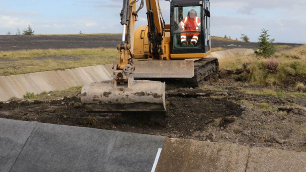 backfilling anchor trenches to prevent ingress